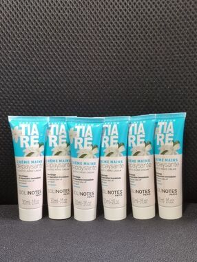 Lot Of 6 Solinotes Mini Hand Cream Gardenia Tiare With Shea Butter Gift